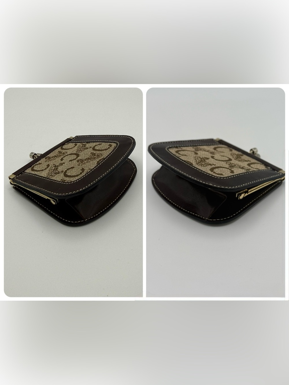 Celine Horse Carriage Kisslock Coin Pouch - Picture 5 of 11